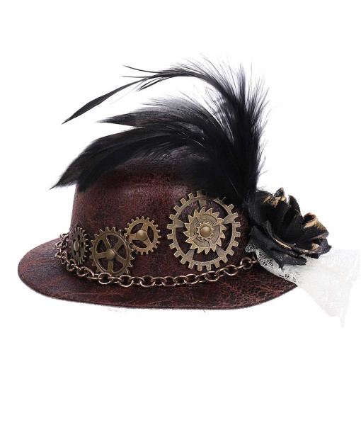 Women Brown Full Skirt Steampunk Style Halloween Costume