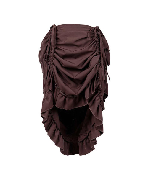 Women Brown Full Skirt Steampunk Style Halloween Costume