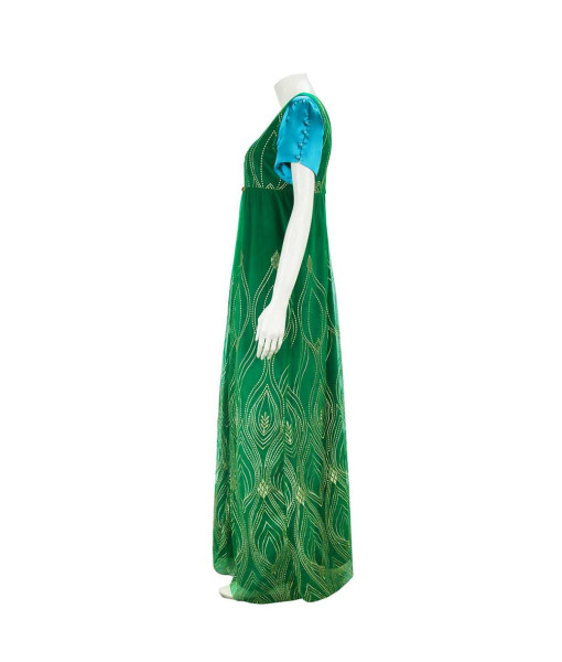 Women Medieval Green Ball Tea Party Grown Dress Halloween Costume