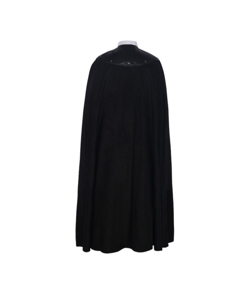 Adult Medieval Black Clock Shirt Set Knight Fantasy Cosplay Halloween Costume