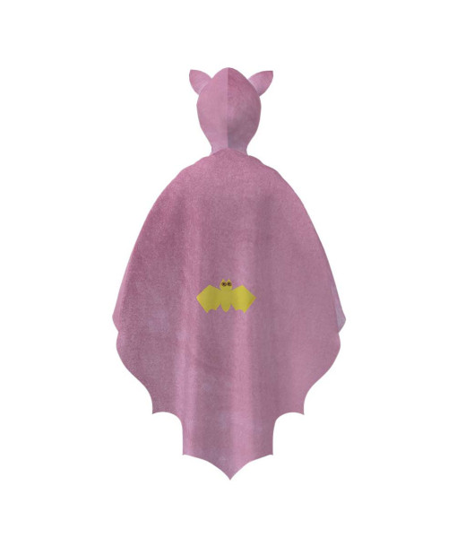 Kids Children Pink Bat Cloak Witch Halloween Cosplay Costume