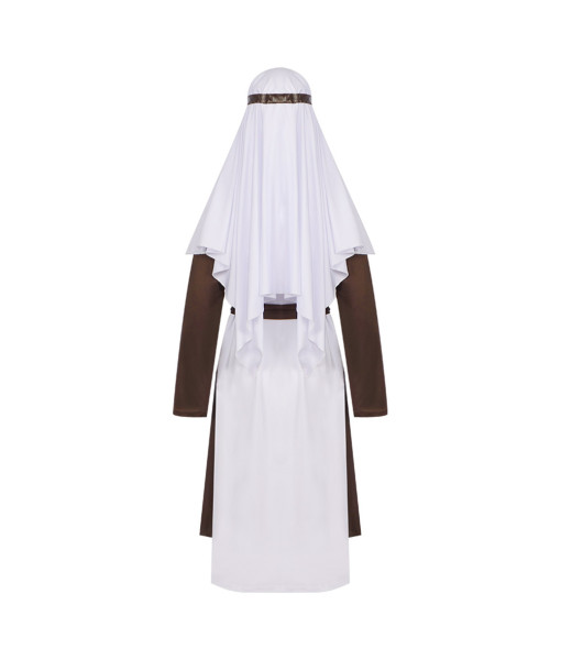 Kids Children Saint Joseph Brown Outfit Set Halloween Performance Stage Cosplay Costume 