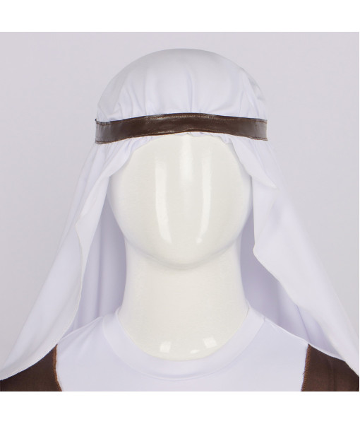 Kids Children Saint Joseph Brown Outfit Set Halloween Performance Stage Cosplay Costume 