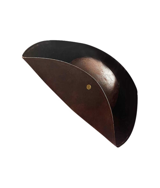 Leather Tricorn Pirate Hat Halloween Cosplay Costume Accessories