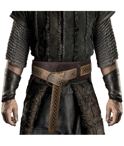 Medieval Nordic Viking Style Retro Slim Belt Halloween Cosplay Costume Accessories