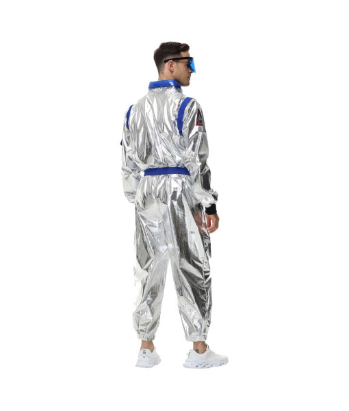 Astronaut White Jumpsuit Sci-Fi Men Halloween Costume