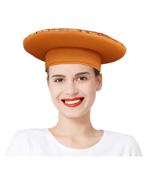 Adult Printed Pizza Hat Halloween Costume Accessories