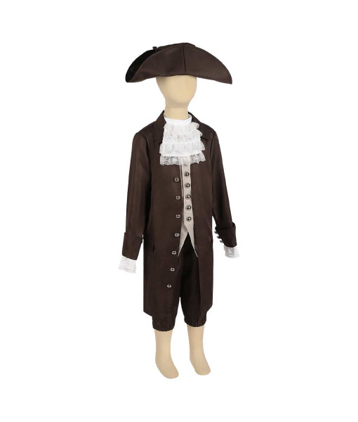 Kids 18th Century Columbian General Uniform Boy Halloween Costume