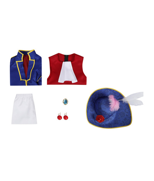 Kids Children Swordsman Blue Outfit Halloween Performance Stage Cosplay Costume