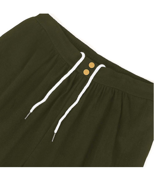 Men Medieval Black Pirate Shorts Halloween Cosplay Costume