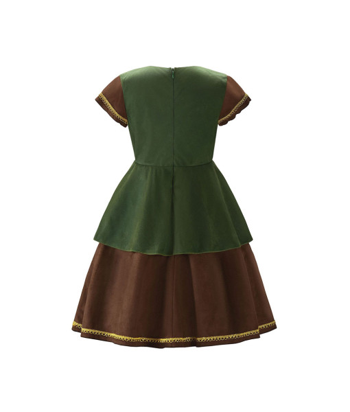 Women Medieval Archer Skirt Cape Suit Halloween Cosplay Costume