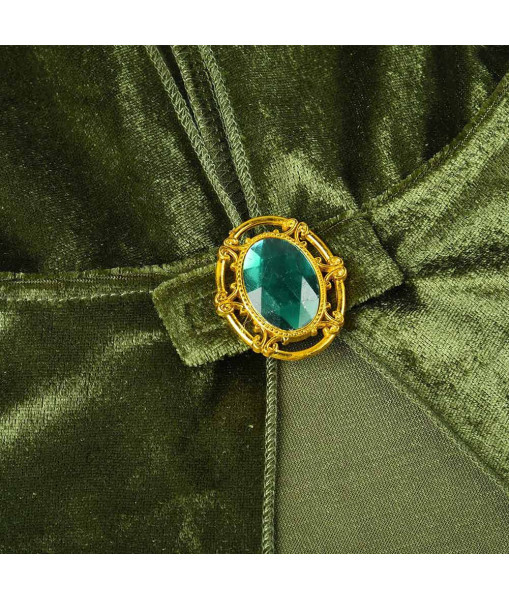 Women Medieval Archer Skirt Cape Suit Halloween Cosplay Costume