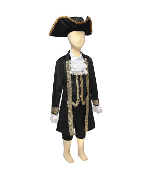 Kid 18th Century Columbian General Outfit Boy Halloween Costume