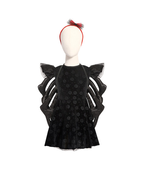 Spider Black Dress Baby Halloween Costume