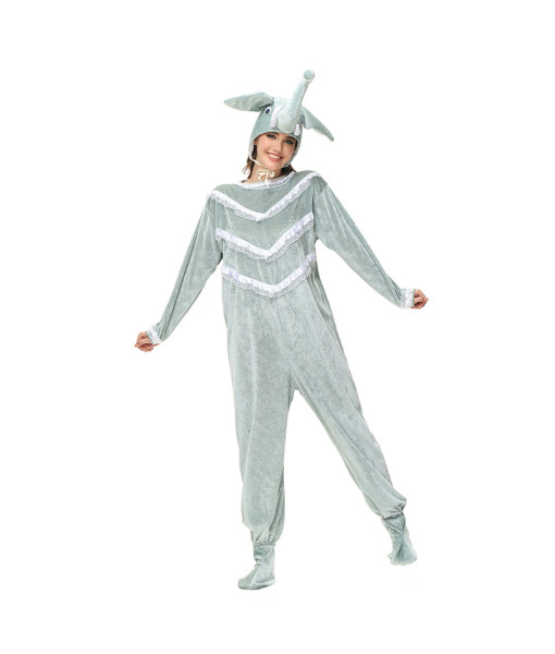 Adult  Animal Elephant Onesie Jumpsuit Halloween Performance Stage Costume