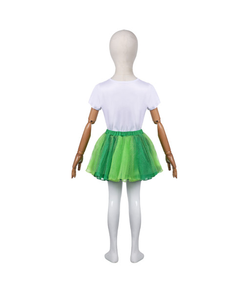 Kids Children St. Patrick Green Clover Tutu Skirt Halloween Costume