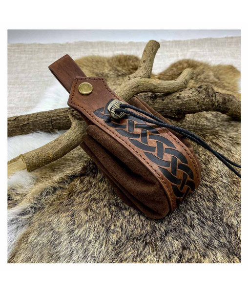 Medieval Viking Style Vintage Renaissance Pouch Coin Purse Halloween Cosplay Costume Accessories