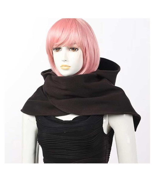 Adult Medieval Black Hood Scarf Vintage Shawl Halloween Costume Accessories