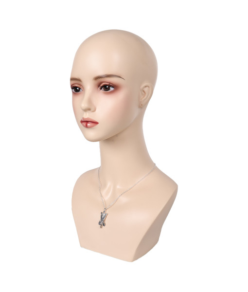 Medieval Silver Arrow Necklace Fantasy World Dragon Queen Halloween Costume Accessories 