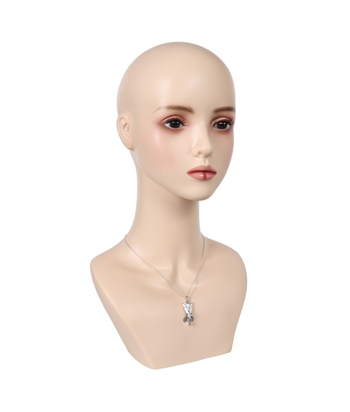 Medieval Silver Arrow Necklace Fantasy World Dragon Queen Halloween Costume Accessories 
