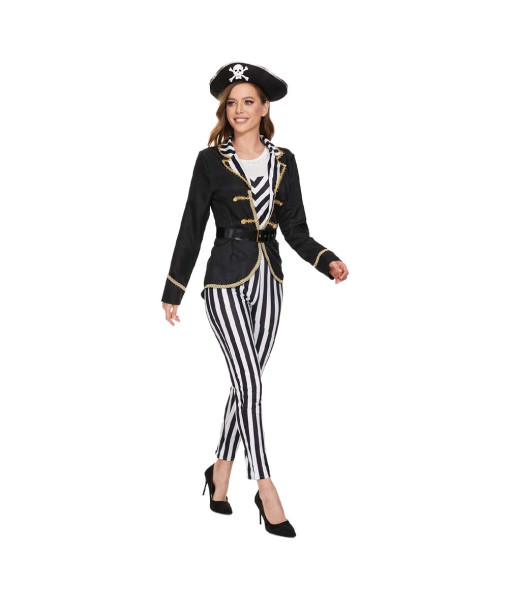 Women Professional Pirate Fantasy Full Set Family Halloween Costume
