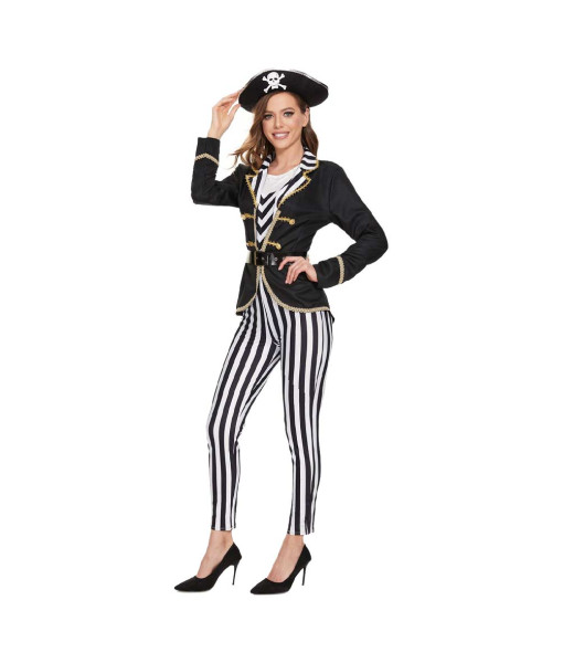 Women Professional Pirate Fantasy Full Set Family Halloween Costume