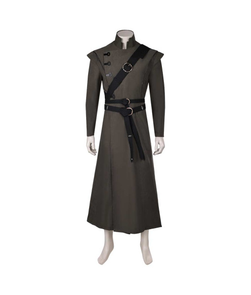 Men Medieval Grey Outfit Palace Fantasy Prince Halloween Costume