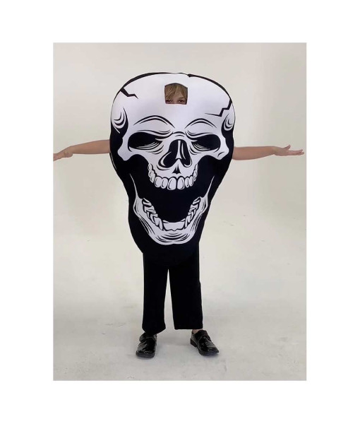 Kids Children Horror Skeleton Overalls Halloween Costume