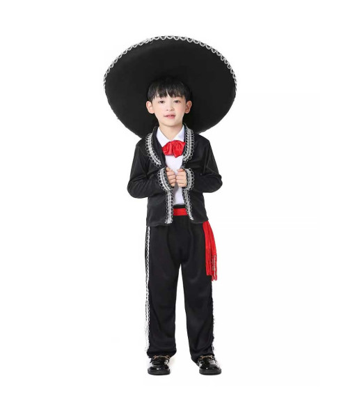 Kids Children Mexican Ethnic Outfit Halloween Stage Costume