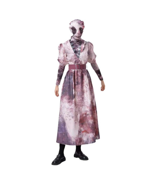 Women Bloody Outfit Masked Nurse Fantasy Dress Halloween Costume