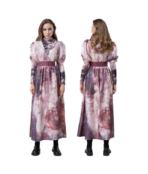 Women Bloody Outfit Masked Nurse Fantasy Dress Halloween Costume