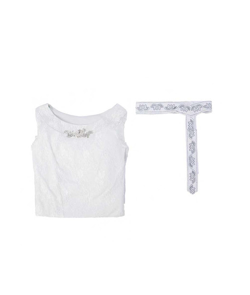 Women Medieval Renaissance White Dress Elf Fantasy Long Dress Halloween Stage Costume