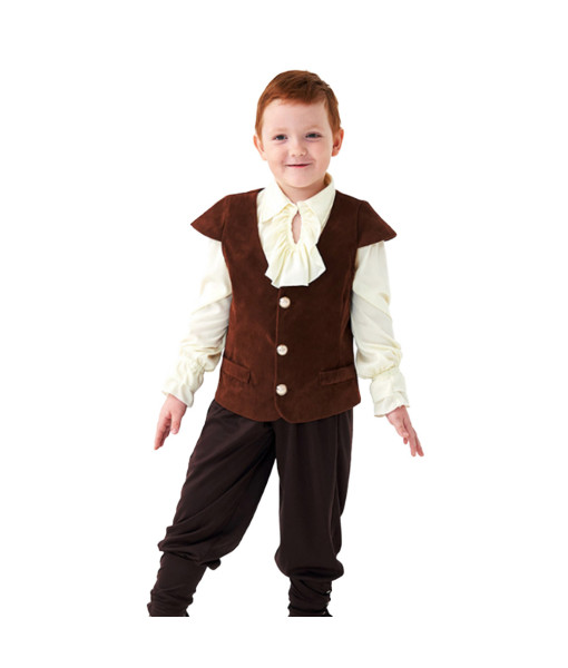 Kids Children Victorian Pirate Outfit Fantasy Halloween Costume