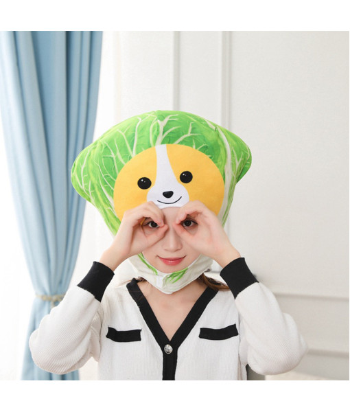Adult Cabbage Dog Headband Funny Hat Halloween Costume Accessories