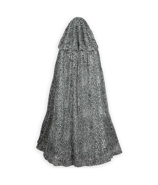 Adult Medieval Long Robe Grey Cloak Fantasy Cosplay Halloween Costume Accessories