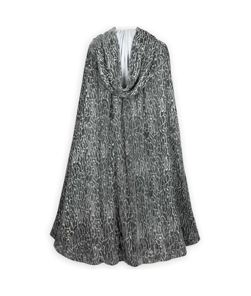 Adult Medieval Long Robe Grey Cloak Fantasy Cosplay Halloween Costume Accessories