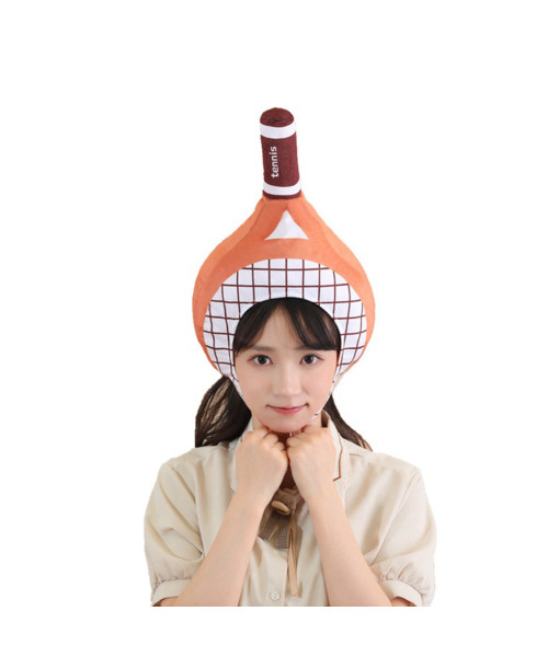 Adult Tennis Racket Headband Funny Hat Halloween Costume