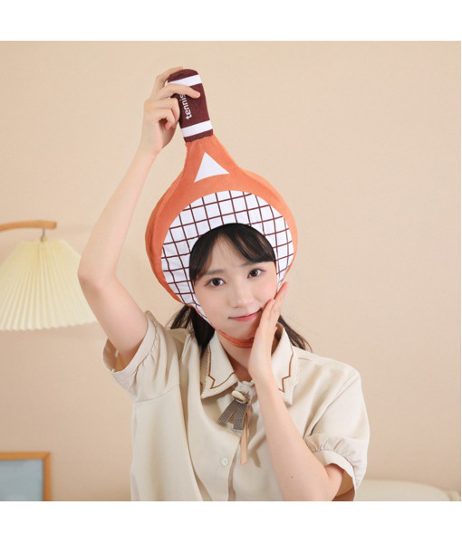 Adult Tennis Racket Headband Funny Hat Halloween Costume