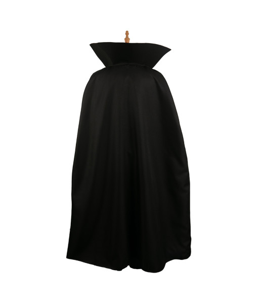 Men Black Cloak Suit Royal Vampire Halloween Costume