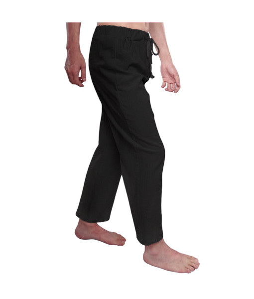 Adult Medieval Linen Loose Fit Trousers Halloween Costume 
