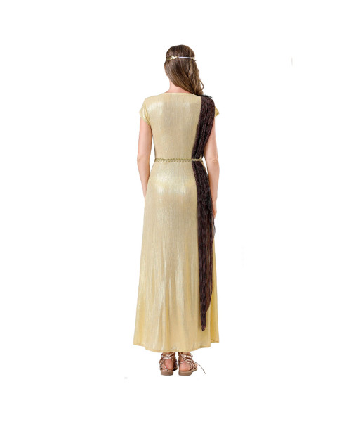 Women Greek Rome Mythology Goddess Toga Royal Outfit Halloween Costume