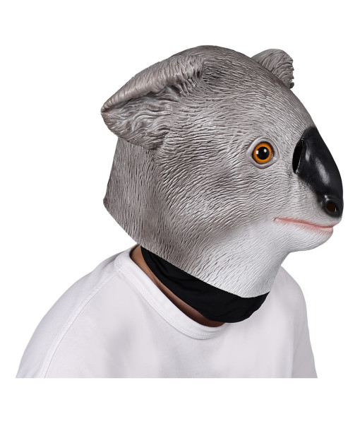 Adult Animal Koala Latex Mask Halloween Costume Accessories