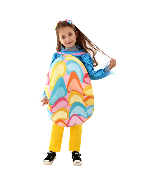 Kids Children Candy Easter Egg Bag Outfit Fullset Halloween Costume