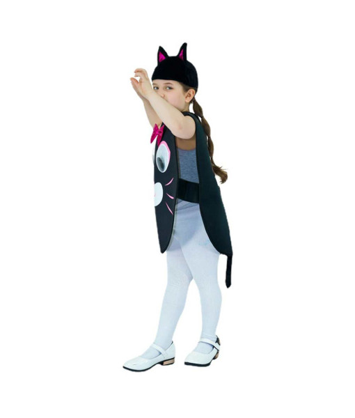 Kids Children Funny Kitty Overall Animal Halloween Costume