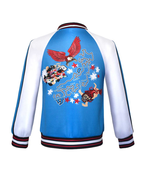 Men Blue Jacket School Uniform Halloween Costume