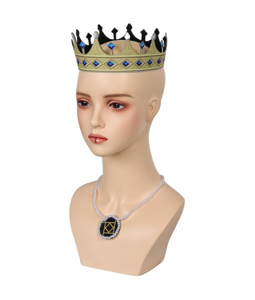 Adult Medieval Fantasy Blue Jewelry Crown Queen Halloween Costume Accessories