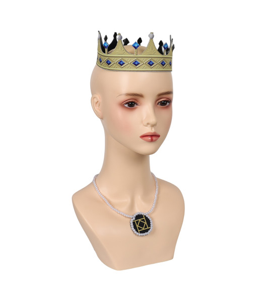 Adult Medieval Fantasy Blue Jewelry Crown Queen Halloween Costume Accessories