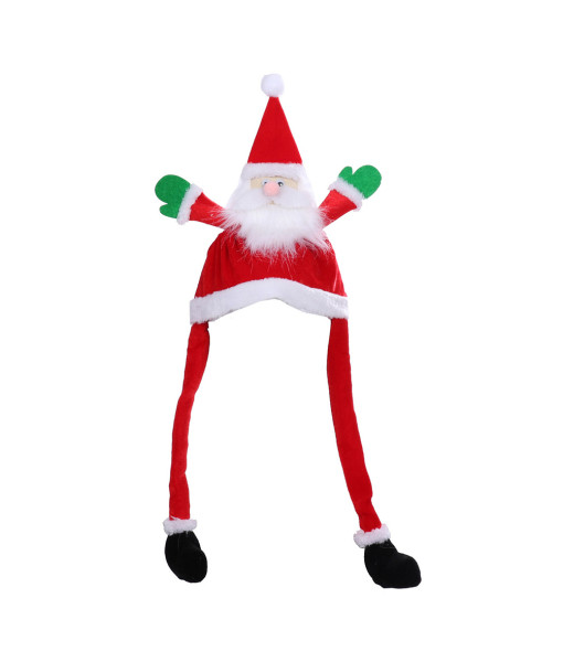 Adult Red Movale Funny Hat Santa Claus Halloween Christmas Costume Accessories