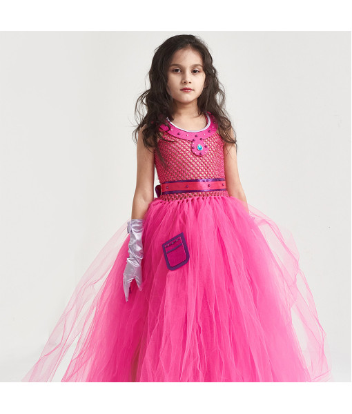 Kids Children Pink Tutu Skirt Princess Fairy Fantasy Halloween Costume
