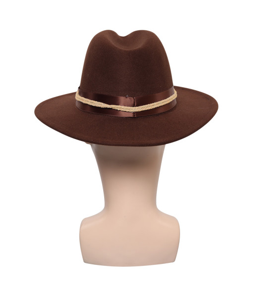 Adult Brown Leather Cowboy Classic Hat Halloween Costume Accessories